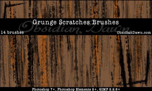 Photoshop Scratch Brushes