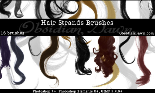 Gimp Hair Brushes