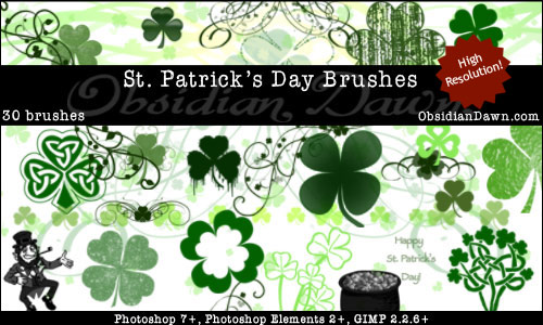 st patricks day pictures. St. Patrick#39;s Day Brushes